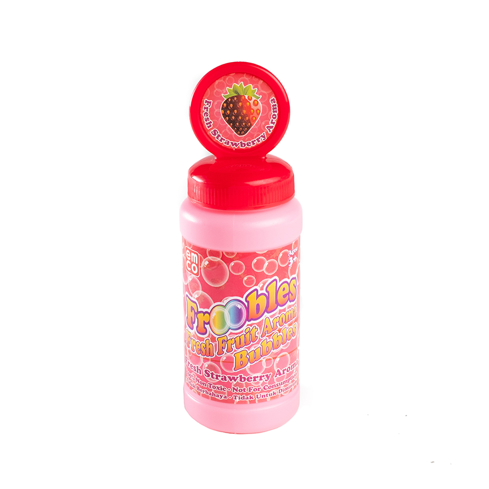 EMCO Froobles Bubbles Fresh Fruit Aroma Strawberry Bottle Toy | Shopee ...