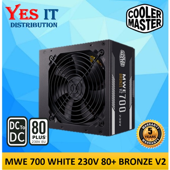 Cooler Master MWE 700 BRONZE V2 230V 80 PLUS Power Supply (MPE-7001 ...