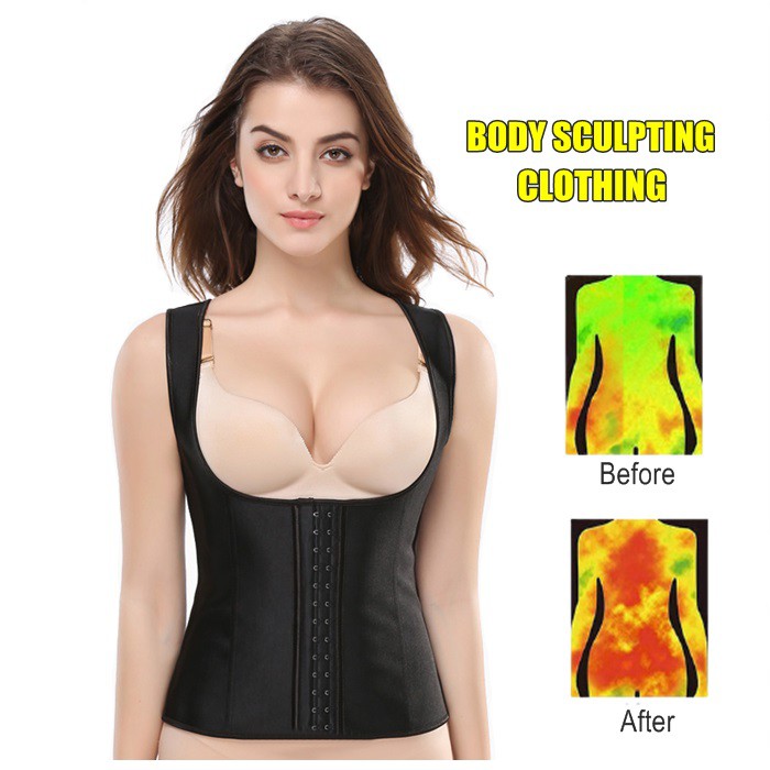 🎈OFFER🎈 Sculpting Clothes Vest SHAPER Slimming Corset Waist Abdomen, Korset Pelangsing Badan Wanita Perempuan
