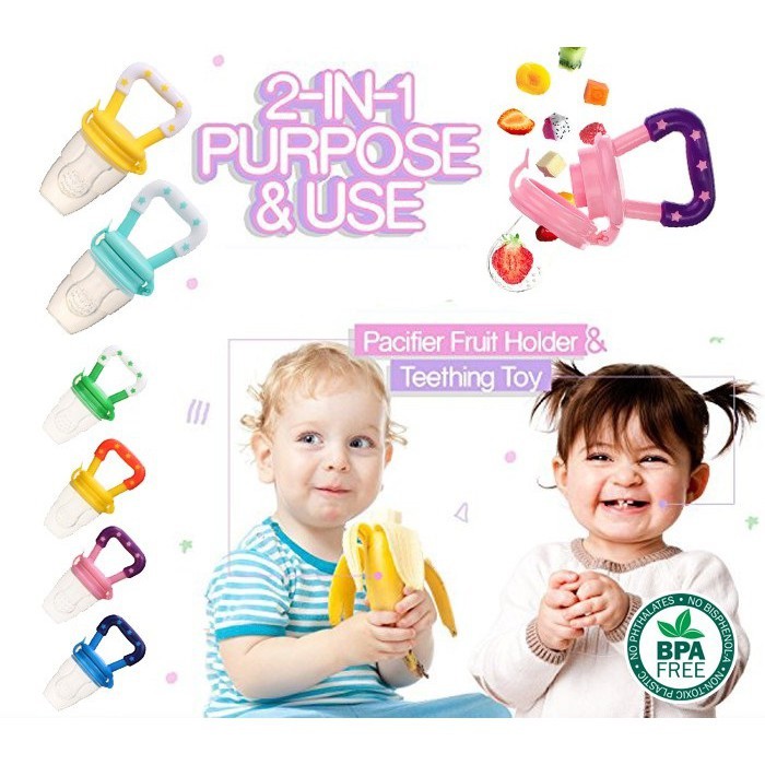 Mesh fruit holder for hot sale babies