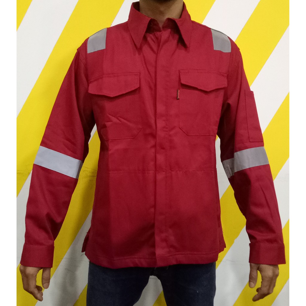 Safety jacket clearance red