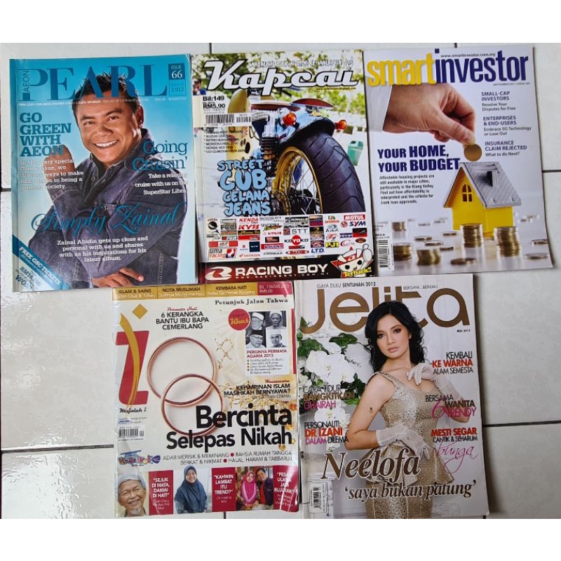 Majalah Lama Old Magazine Pearl Kapcai SmartInvestor MajalahI Jelita ...