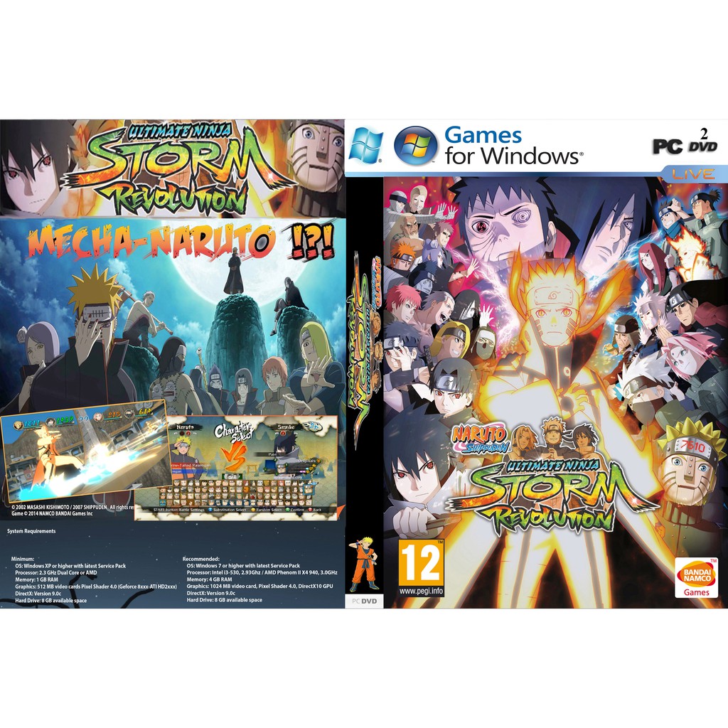 Naruto Shippuden: Ultimate Ninja Storm Revolution PC GAME [Offline  INSTALLATION] | Shopee Malaysia