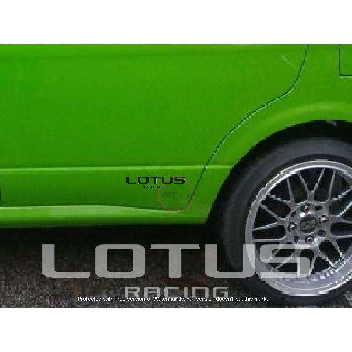 CFS87 Lotus Racing 2Pcs Proton Satria Neo Cermin Depan Belakang Kereta ...