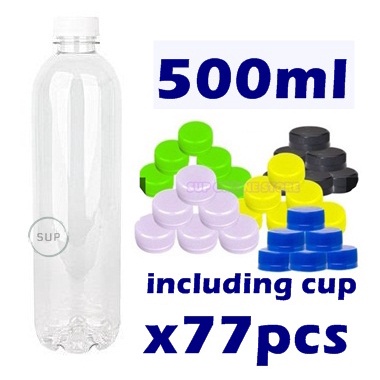 Empty Plastic Bottle (including Cup) 250ml / 350ml / 500ml / 1500ml ...