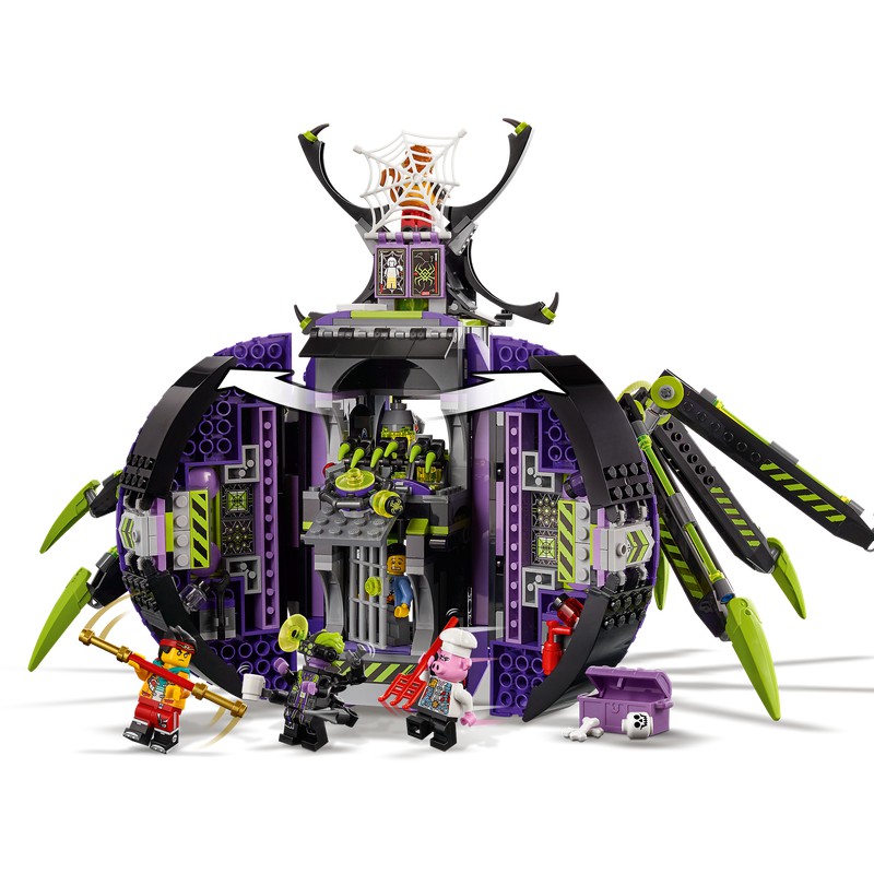 LEGO 80022 Monkie Kid Spider Queen s Arachnoid Base Shopee Malaysia