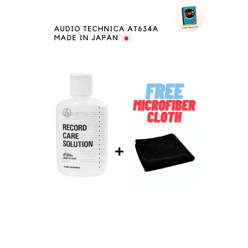 Liquido Pulizia Vinili Audio-Technica AT634a - Soluzione 60ml Per Manutenzione Dischi