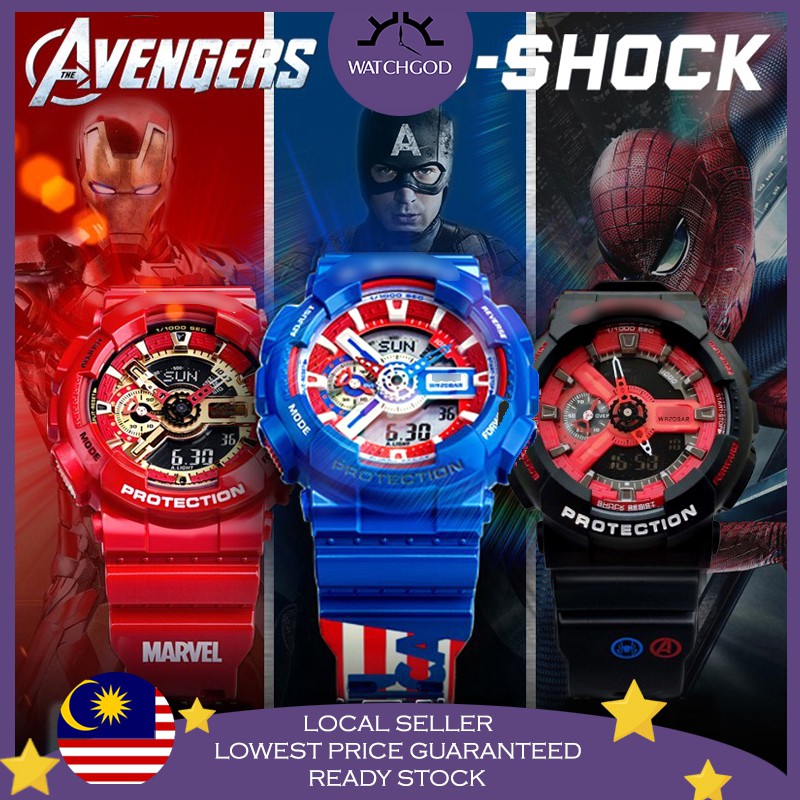 G shock clearance avengers price