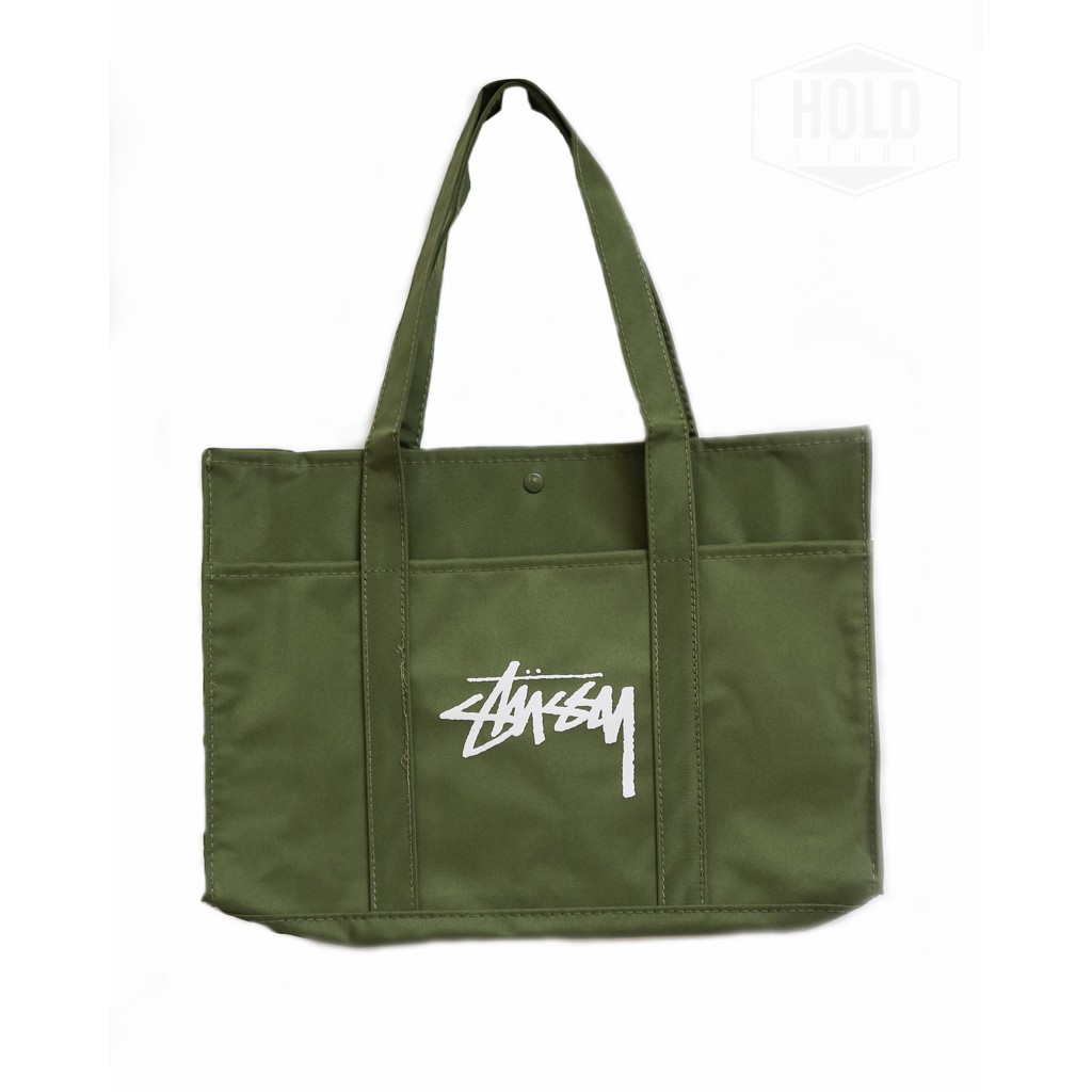 Stussy Tote Bag Military 100% ORIGINAL | Shopee Malaysia