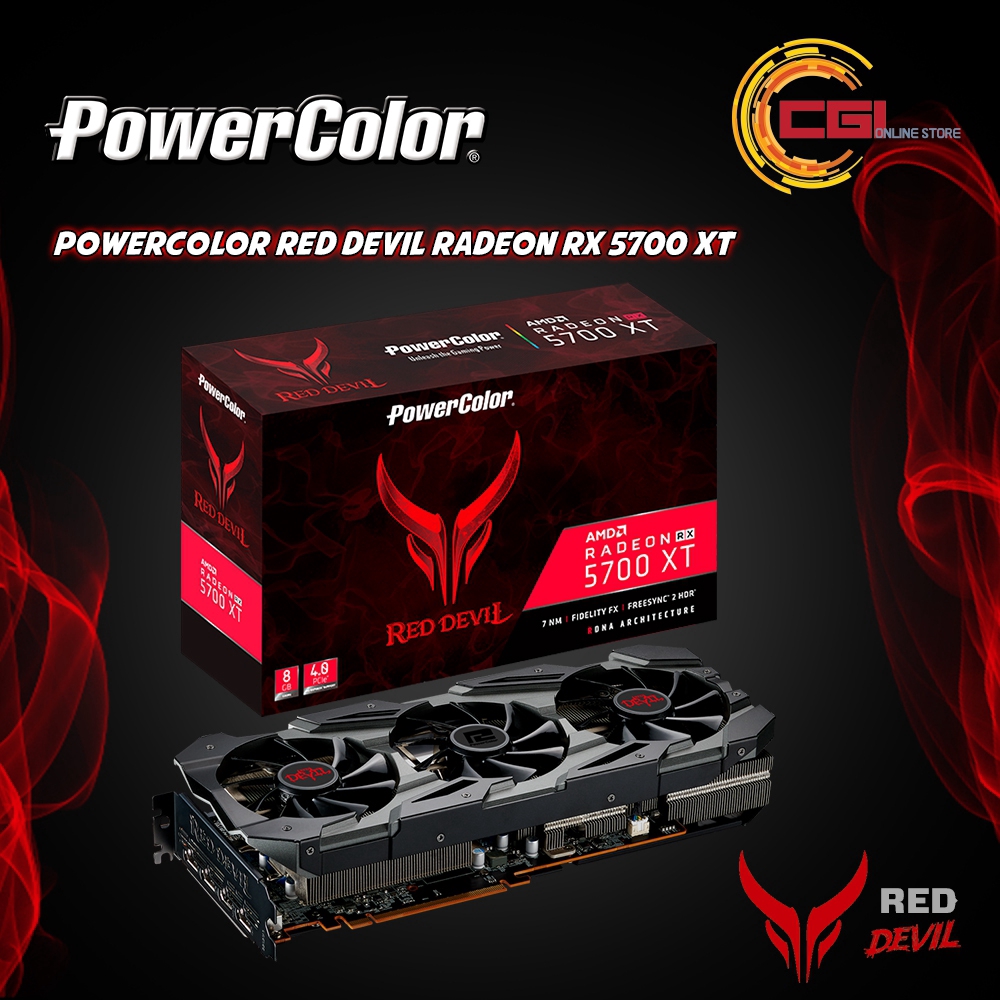 PowerColor Red Devil Radeon™ RX 5700 XT AXRX 5700 XT 8GBD6-3DHE/OC