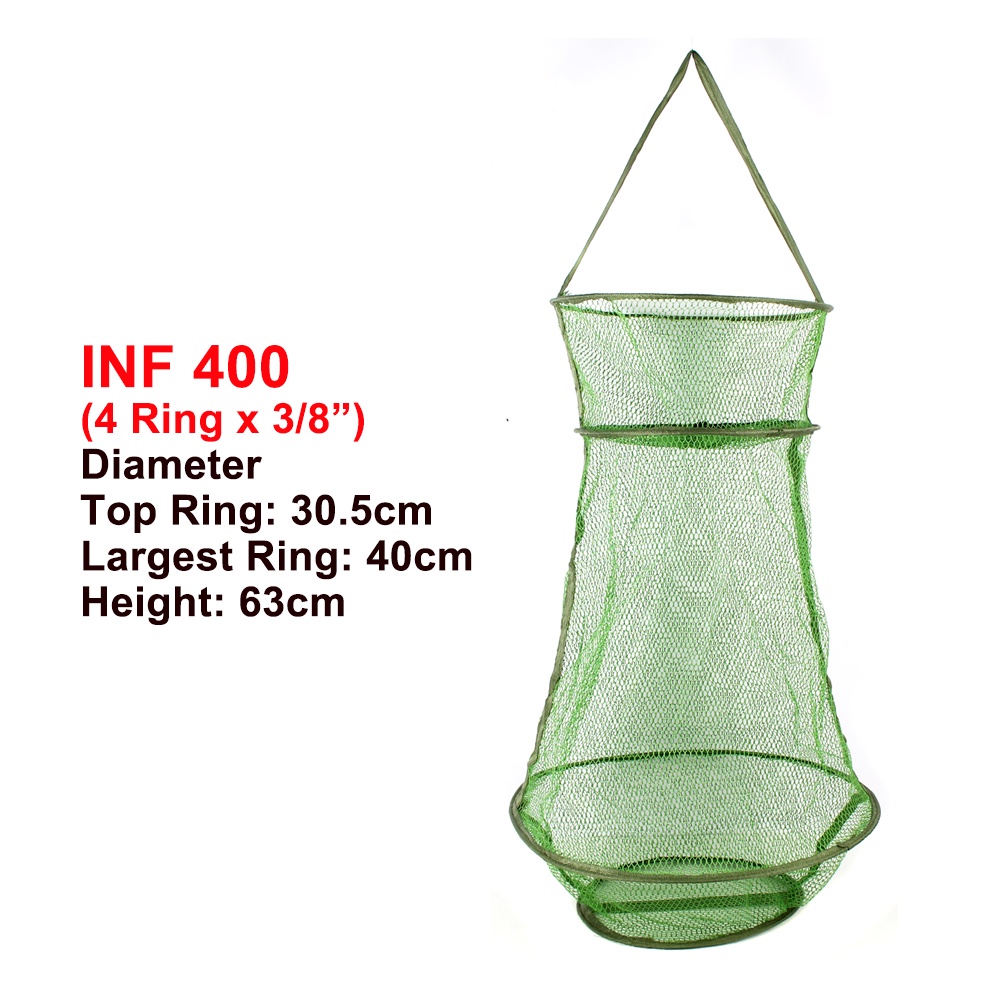 Ikan Toman Nylon Fish Basket INF 4 Ring x 3/8