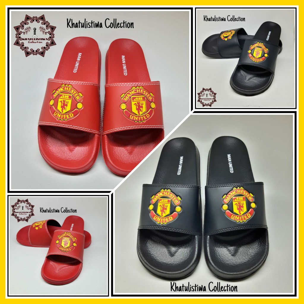 Man discount united slippers