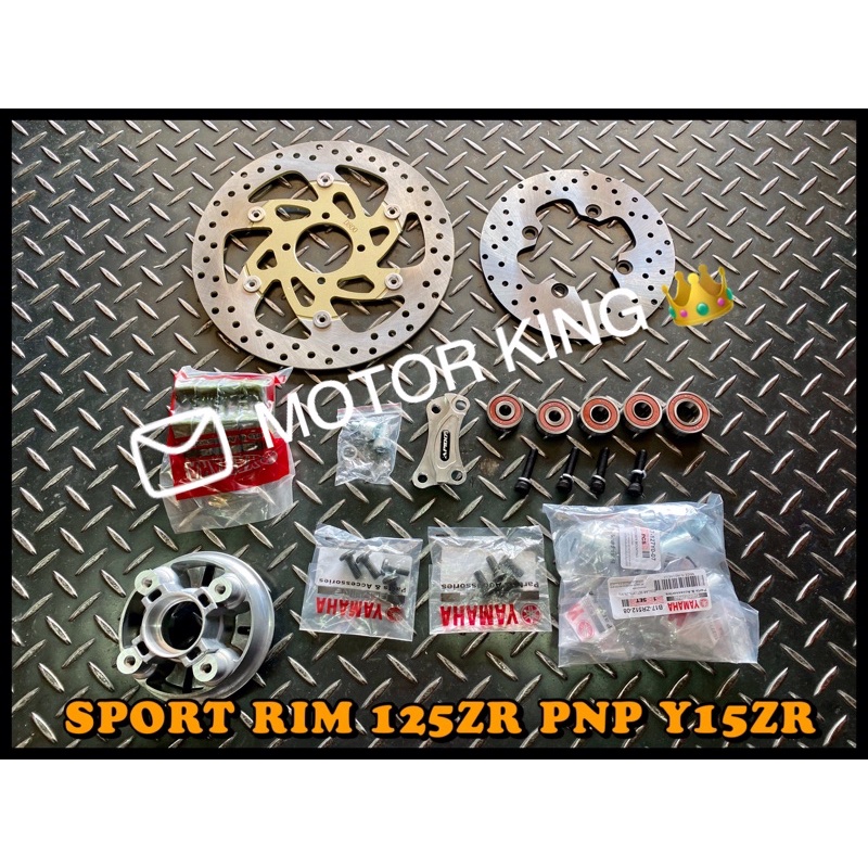 Yamaha 125ZR 125 Sport Rim PNP Y15 Y15ZR Y SUKU Set Disc Brake Brek