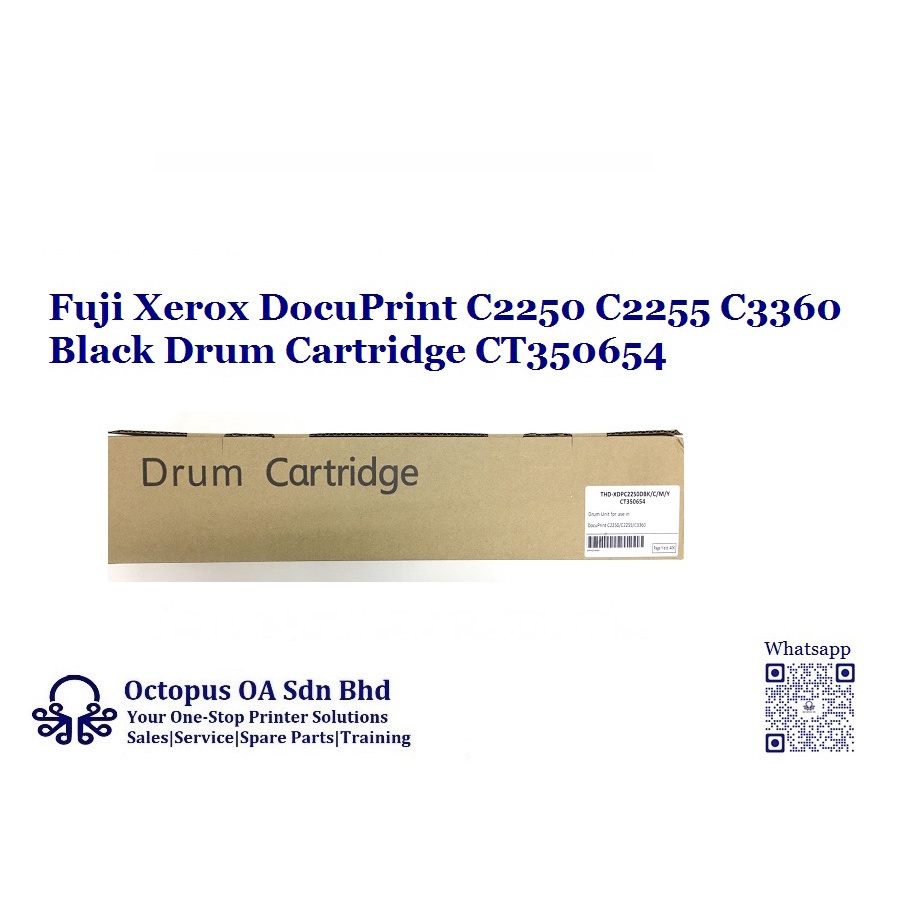 Fuji Xerox DocuPrint C2250 C2255 C3360 Black Drum Cartridge CT350654