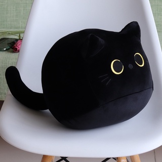 Soft Cute Cat Pillow Plush Black Cat Doll Cute Cat Doll