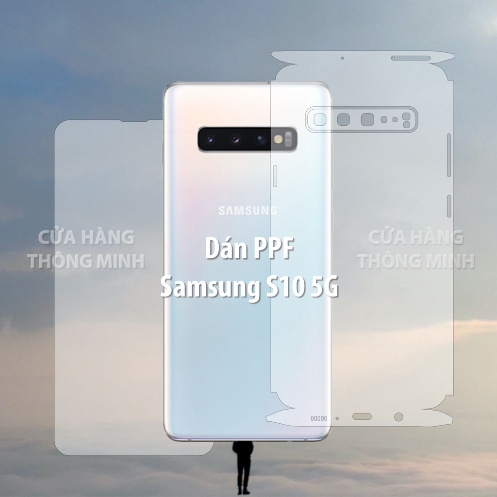 Samsung S10 5G PPF sticker on front/back/screen/back with Full standard ...