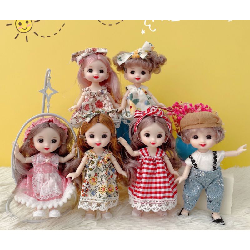 OYZOQ 2-teiliges Puppenkleider Set Für 17cm LA Puppen - Süße DIY Bekleidung