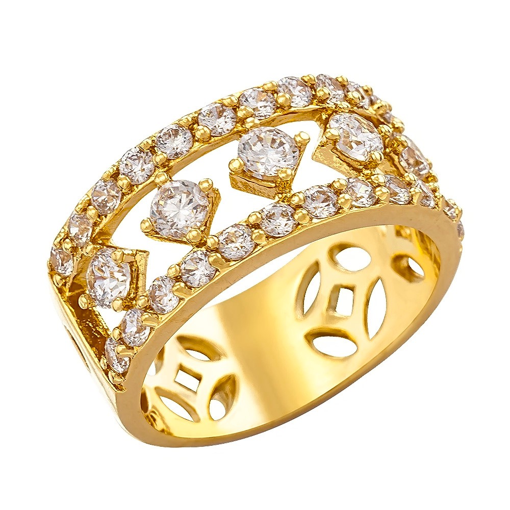 Zhulian Gold Plated Ring(rg8823)(rg5090) 