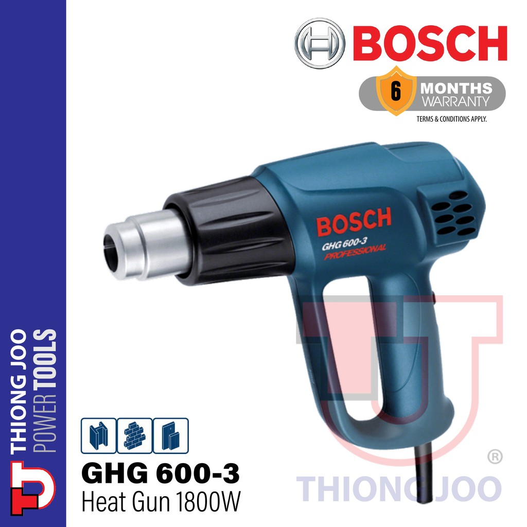 BOSCH GHG 6003 HEAT GUN 1800W Shopee Malaysia