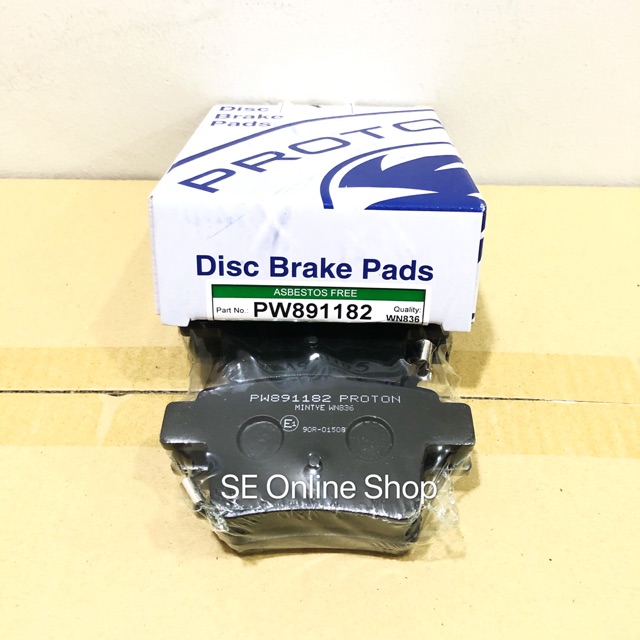 PROTON Rear Brake Pad Persona Gen2 Satria Neo Rear Disc Brake Pads