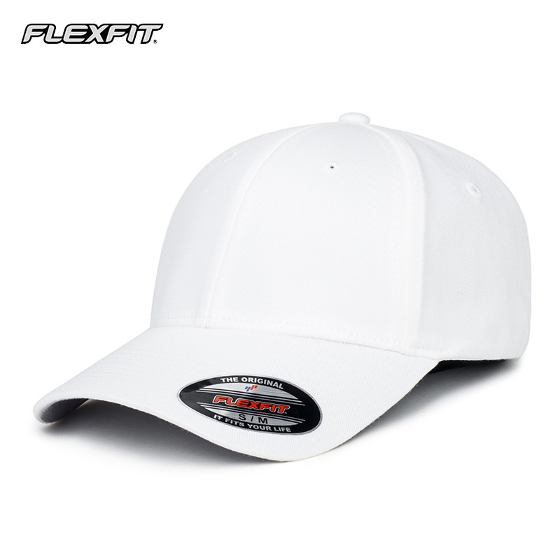 [FLEXFIT] 6277 Fully Enclosed Elastic Baseball Cap Big Head Hard Top Baseball Cap Large Size