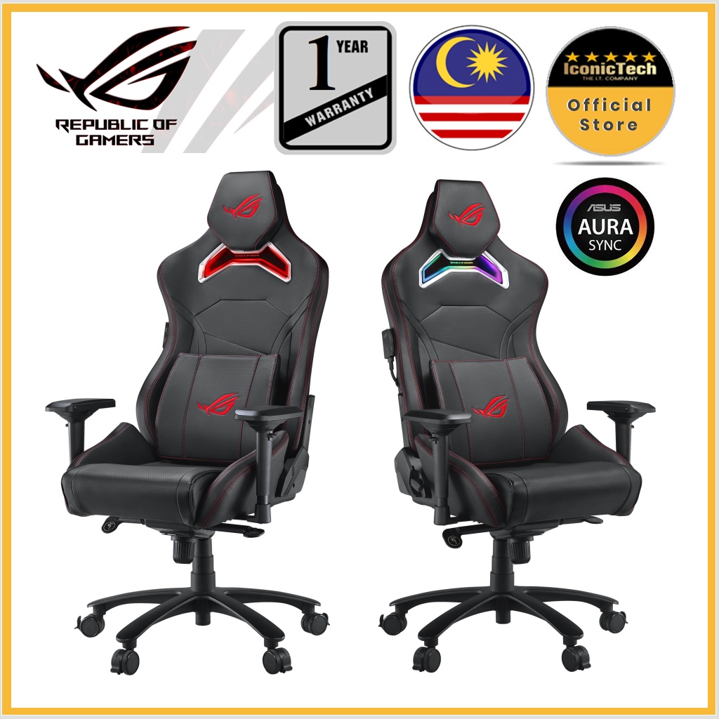 Ready Stock ASUS ROG CHARIOT SL300C RGB GAMING CHAIR SL300C RGB