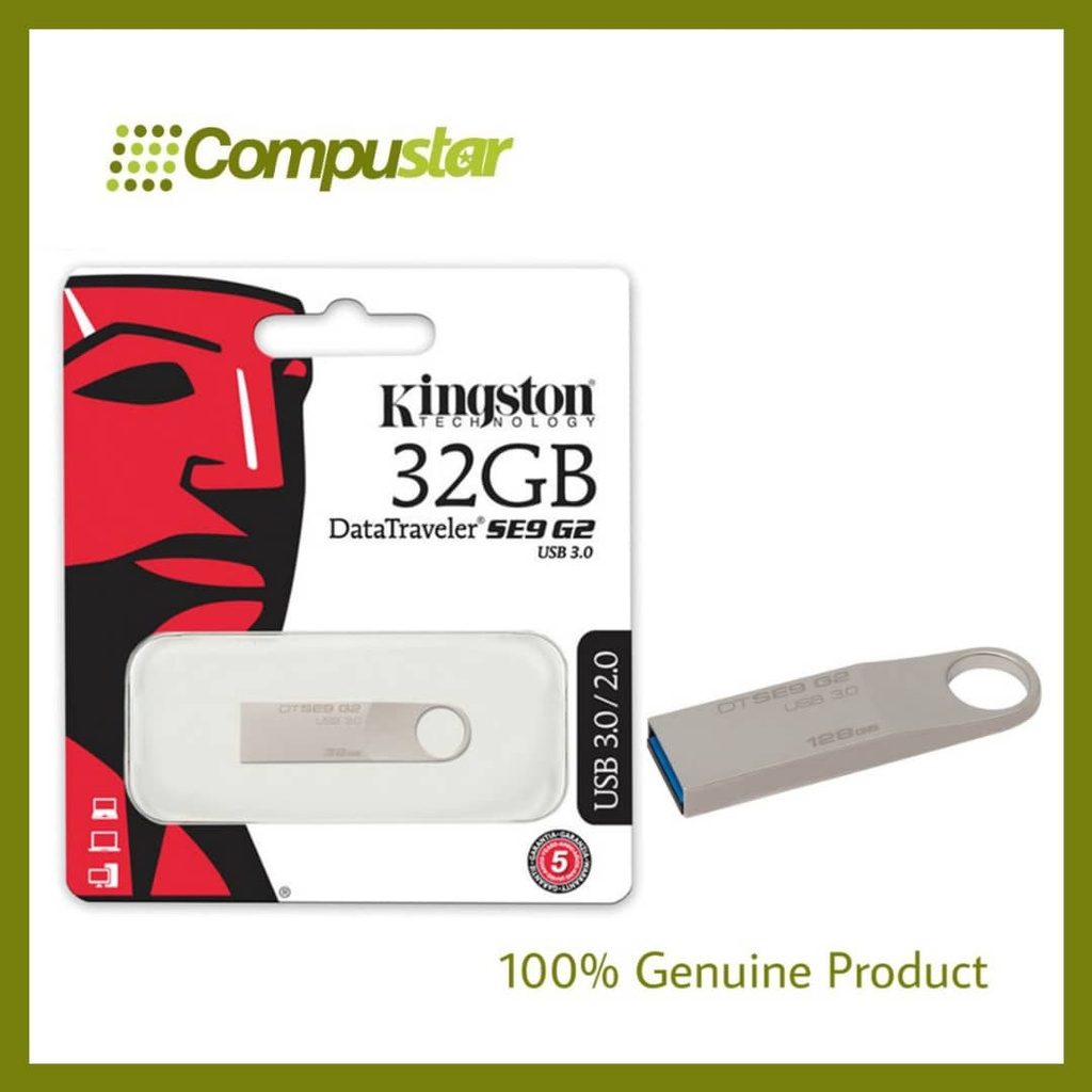 Kingston DataTraveler SE9 G2 32GB Flash Drive ( DTSE9G2 ) | Shopee Malaysia