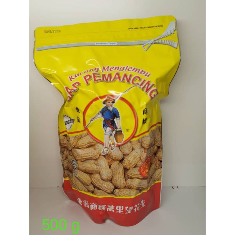 KACANG GROUNDNUT MENGLEMBU CAP PEMANCING 渔翁商标万里望碳烤花生💥现货 | Shopee Malaysia