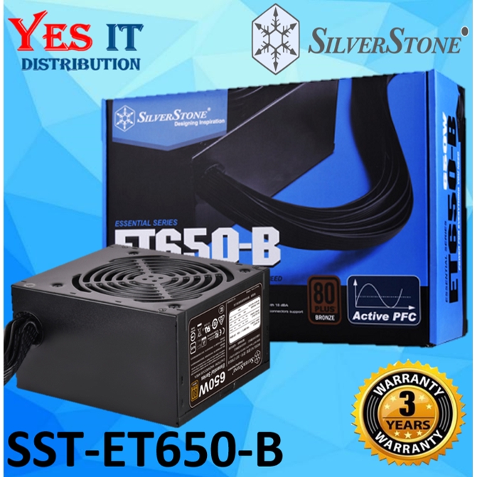 SILVERSTONE SST-ET650-B BRONZE / SST-ET650-G 650W 80PLUS GOLD ...