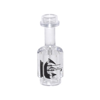 Lego Parts 95228pb04 Minifigure Utensil Bottle with Black Sailing Ship on Pedestal Pattern Shopee Malaysia