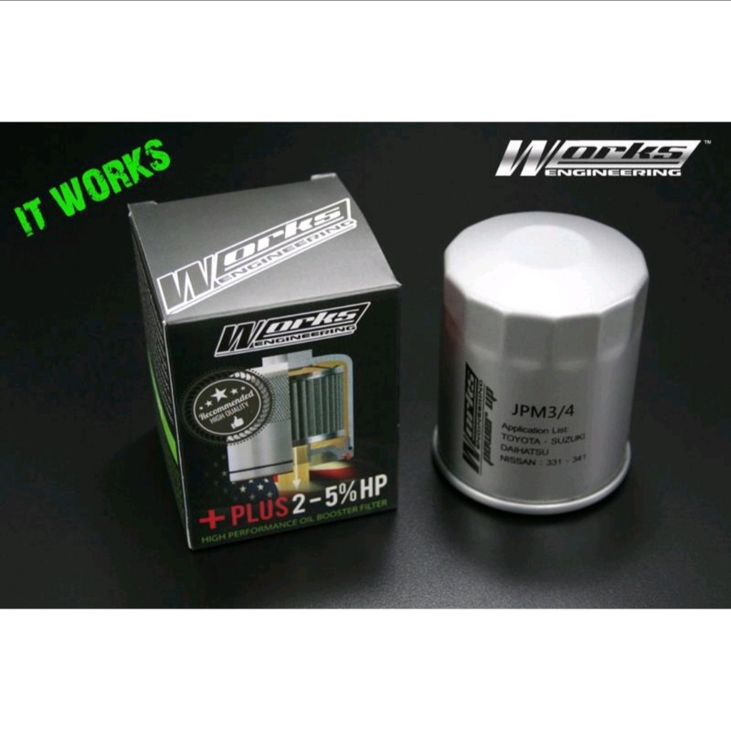Works Engineering Performance Engine Oil Filter | Shopee Malaysia