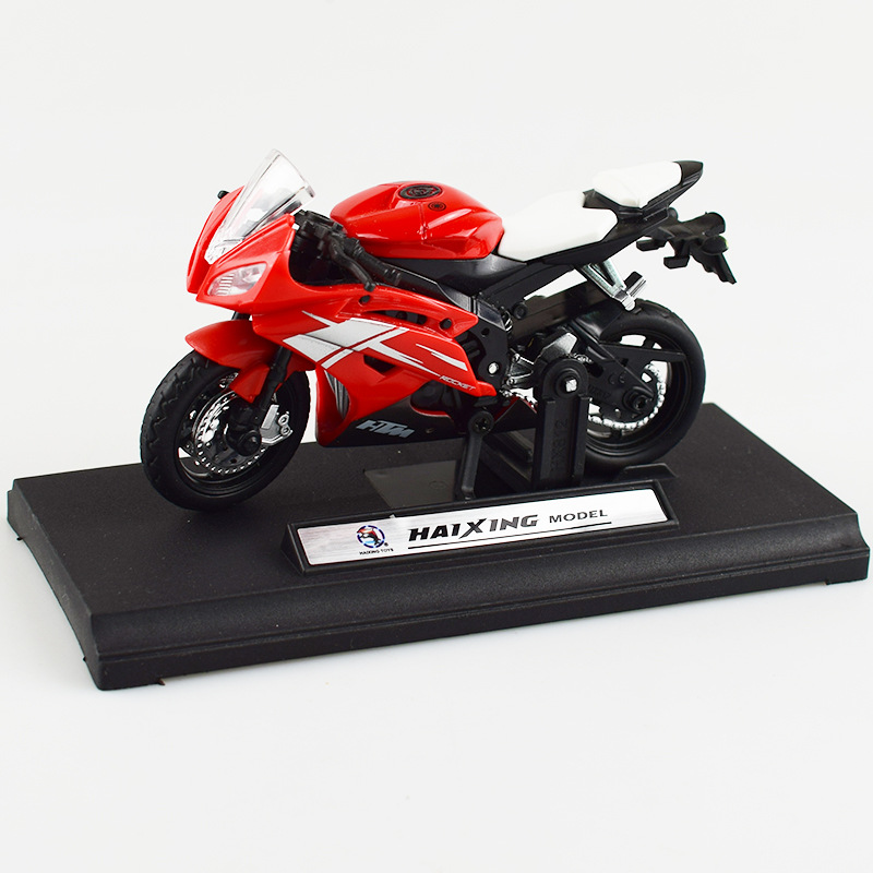 1:18 Scale Yamaha R6 Alloy Scooter Sport Bike Figurines Diecasts Kids ...