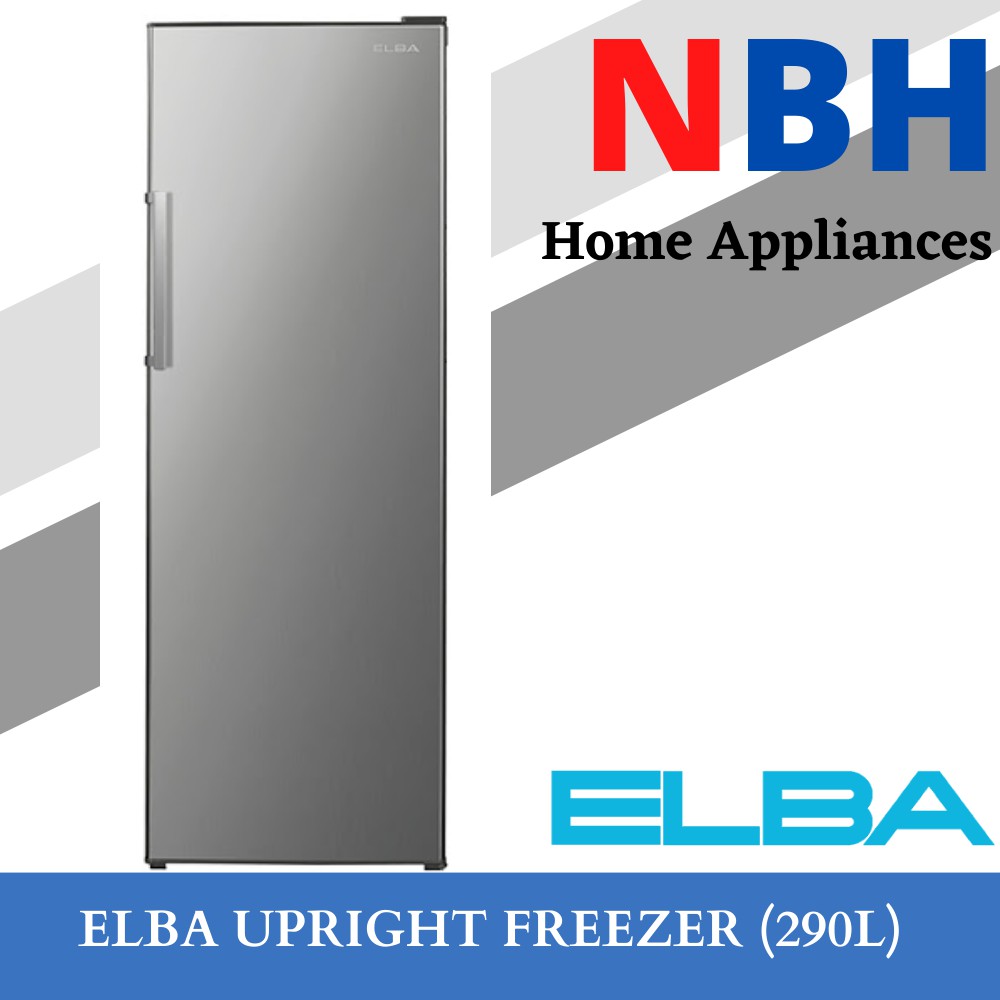 (EUFJ2923(SV)) Elba UpRight Freezer 290L R600a ( Silver VCM