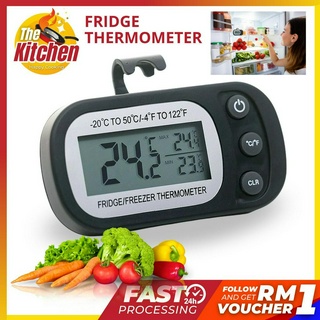 Thermometer World Twin Pack Refrigerator Thermometer For Fridge Freezer  Chiller Cooler Temperature Gauge
