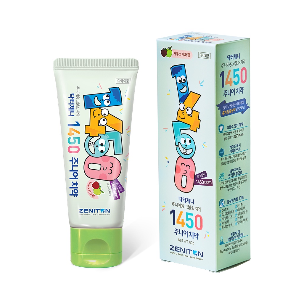Korean AntiCavity High Fluoride(1,450 ppm) Children & Kids Toothpaste