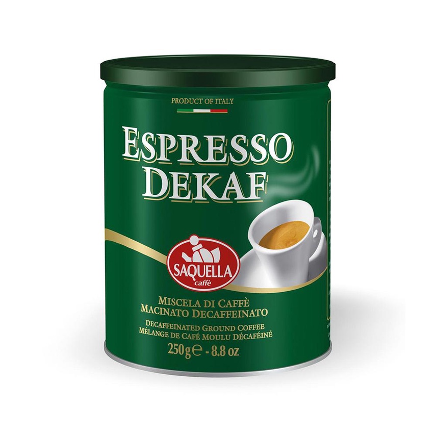Saquella Espresso Dekaf Caffeine Free 250 g Ground Coffee/Beans
