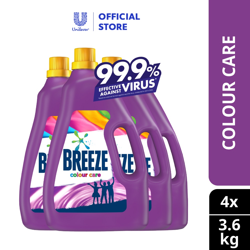 Breeze Detergent Liquid Colour Care 36kg X 4 Shopee Malaysia