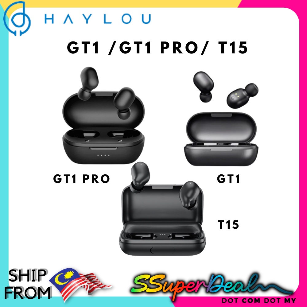 Haylou t15 vs haylou gt1 pro new arrivals