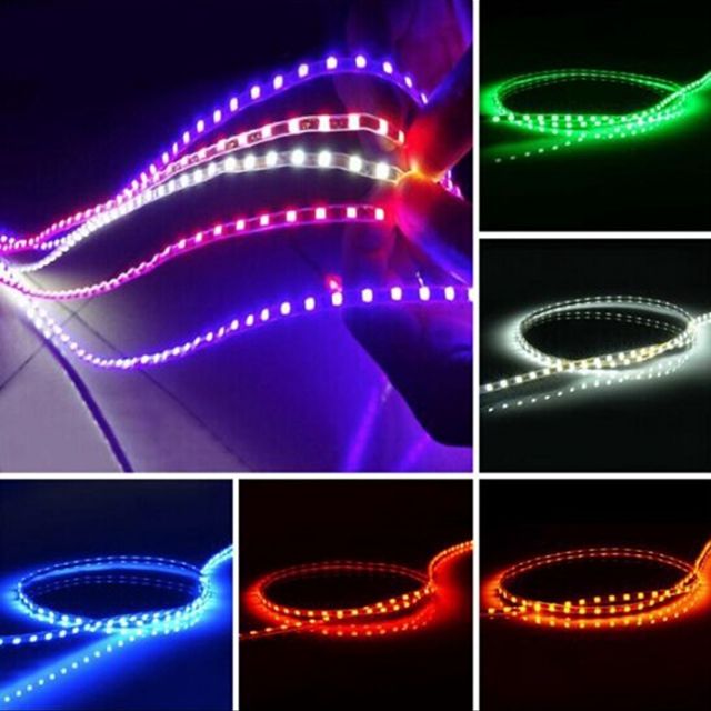 5m LED Strip Lights 12/24V - Waterproof IP65 RGB Color Changing With Remote (Pick Your Length!)