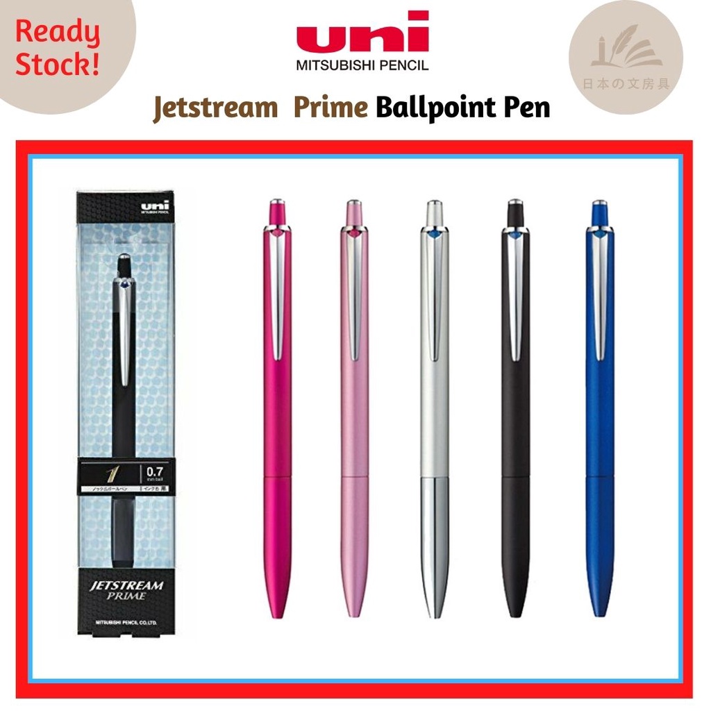 Uni Mitsubishi Jetstream Prime Ballpoint Premium Pen 0.5mm/0.7mm ...