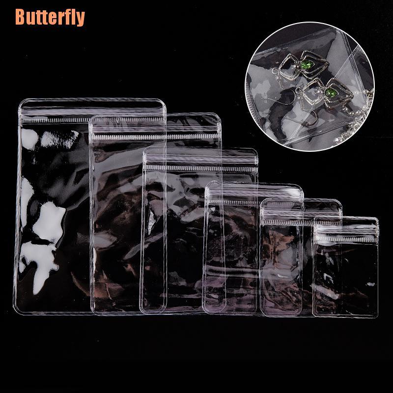 Butterfly///（~） 20Pcs 26 Wires PVC Transparent Ziplock Bags Storage ...