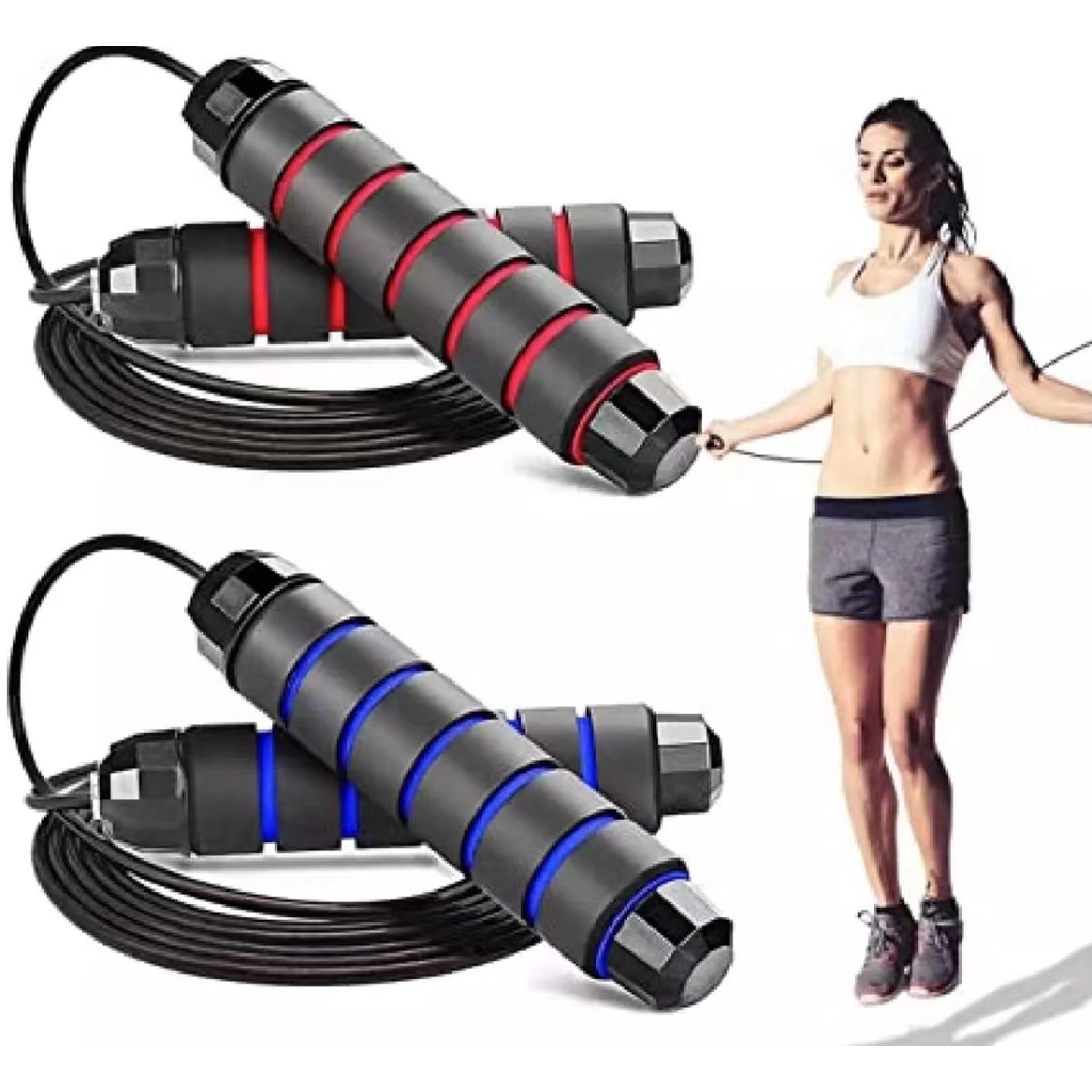Jump Rope Premium Jumping Rope Cardio Belly Fat Burner Calorie Skipping ...
