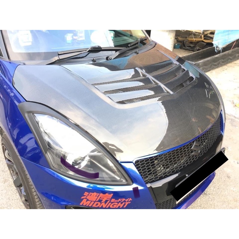 Suzuki swift carbon fiber front bonet | Shopee Malaysia
