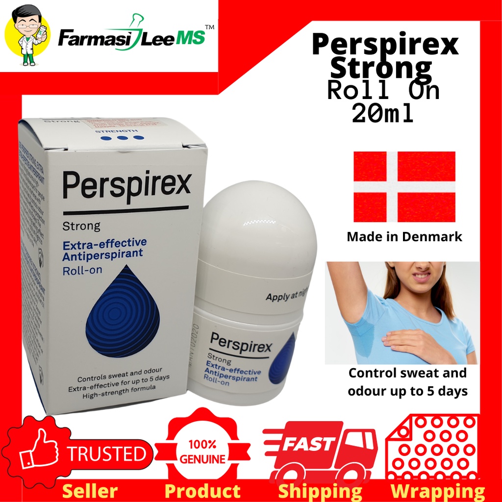 Perspirex STRONG Extra Effective Antiperspirant Roll On 20ml (Exp 01/2025) Shopee Malaysia