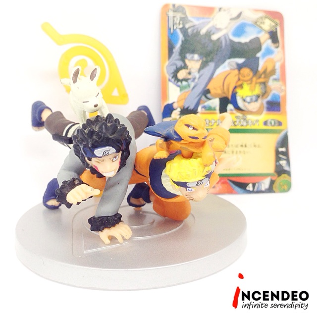 Bandai Naruto Uzumaki Vs Kiba Inuzuka Figures (2005) Shopee Malaysia