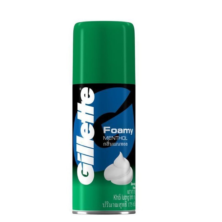 GILLETTE FOAMY MENTHOL 175G Shopee Malaysia