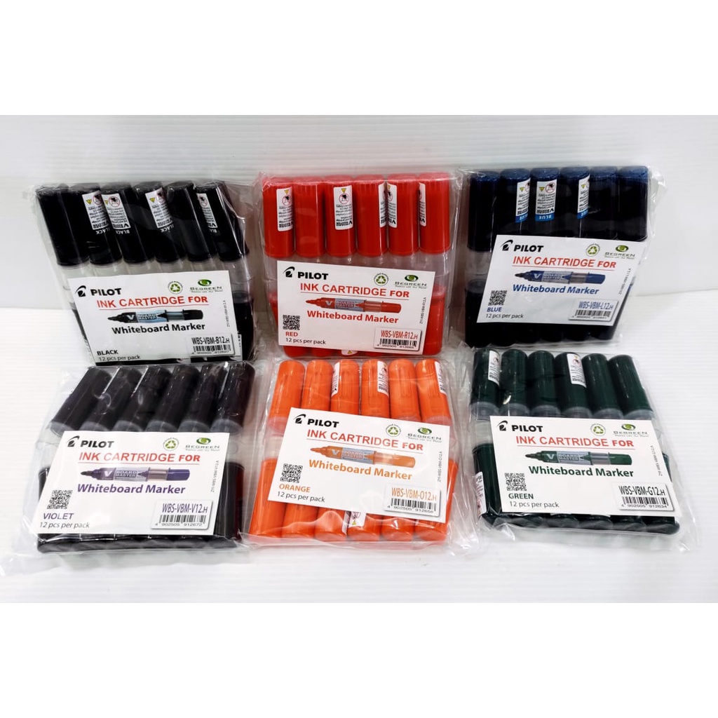 (Ready Stock) Pilot V Board Master Vboard Whiteboard Marker Refill Ink