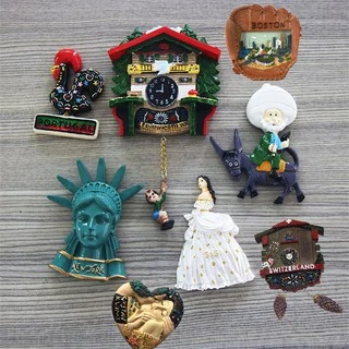 Snow House Cuckoo Clock Shape Switzerland 3D Fridge Egypt