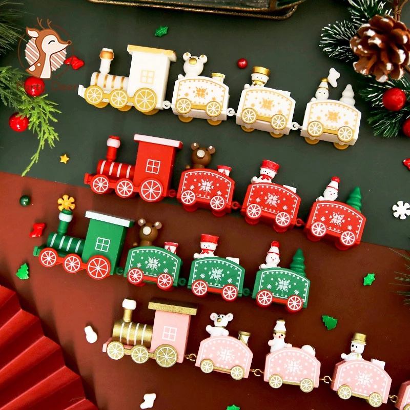 Christmas Decoration Christmas 4 Knots Train Ornament for Home Kids ...