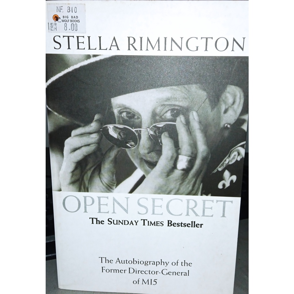 open secret stella rimington (used book) Shopee Malaysia
